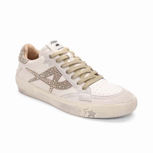 White Women Ash Moonlight Strass Vintage Sneakers | 709682-090